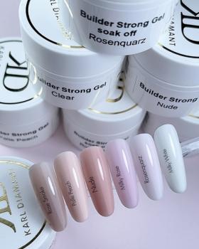 Builder Strong Gel Milky White soak off Karl Diamant 15 ml